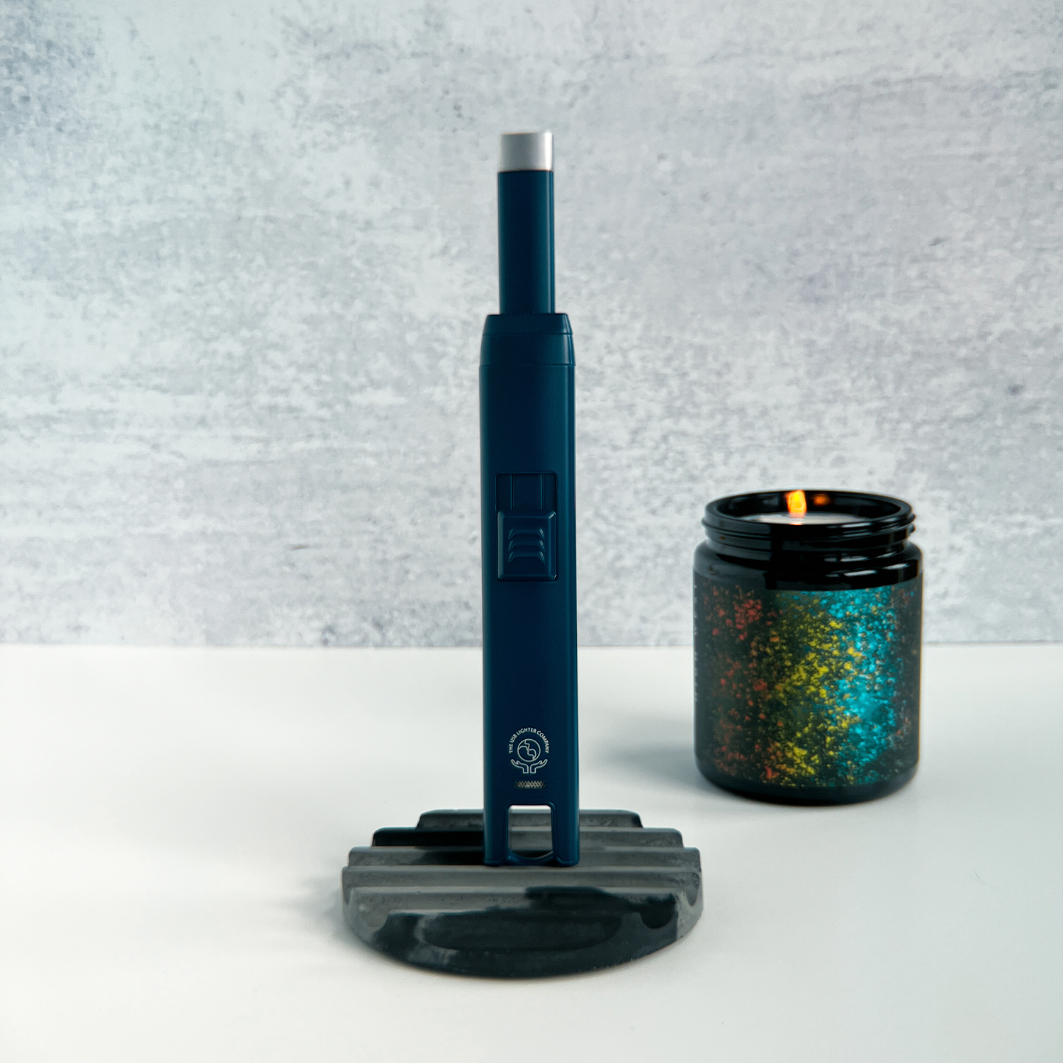 Allumeur de bougies électrique THE ARC Bleu mat rechargeable et écologique